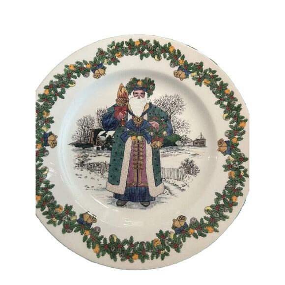 6 SPODE Santas Around the World Plates 1st 2nd 4th Series British German Russian - Picture 1 of 8